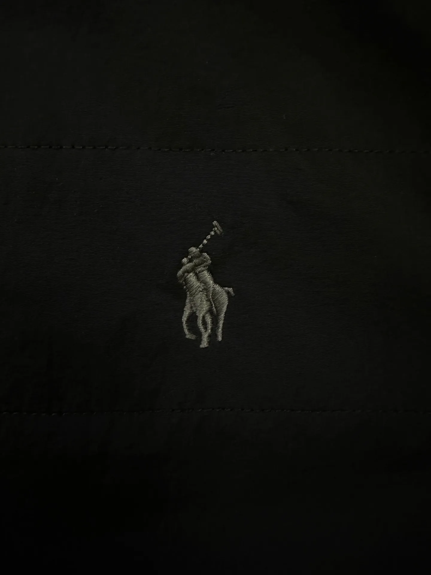 P570 Ralph Lauren Logo Baseball Collar Cotton Jacket Fabric: Customized cloud-like double-sided velvet with excellent texture and comfortable fit. The matte obsidian black on the front exudes an innate sense of luxury. The micro-velvet touch on the back hides the temperature. The layers of black appear on their own. The front groove is quilted with military-grade wiring to outline the three-dimensional frame. The delicate pony logo embellishes the chest. Low-key and powerful. The left sleeve secret pocket hides the edge. The collar and chain linkage layering design is effortlessly advanced. The golden ratio of lightness and warmth. Warm but not heavy. Type but not stiff. Customized hardware. Threads. Accessories. Matching. Same style for men and women. -Color: Black -Size: S M L XL